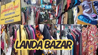 Shopping from landa bazar faisalabad  khanum vlogs [upl. by Akcir]