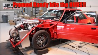 Promod Randys Turbo SBF Mustang on the TKM Hub Dyno [upl. by Icart]