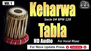 Keharwa Tabla Loops BPM 128 Scale D Taal Mala Tabla Studio [upl. by Gabrila]