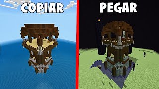 Cómo COPIAR y PEGAR ESTRUCTURAS en Minecraft [upl. by Lacefield955]