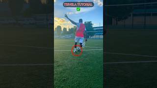 Trivela Tutorial shorts learning football curve soccer skills reel footballskills reels [upl. by Eciram410]