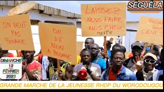 SEGUELA  Manifestations contre le candidat RHDP le ministre de lassainissement Bouaké Fofana [upl. by Boles]