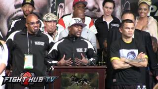 Mayweather vs Maidana full post fight press conference video [upl. by Abagail]