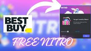 FREE Discord Nitro for a MONTH with Best Buy [upl. by Sidhu]