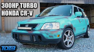 A BIG TURBO Honda CRV is Hilariously Dumb [upl. by Wilmette]