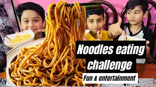 Noodles eating challenge  Fun amp entertainment [upl. by Ttoille]