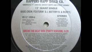 Kaos Crew  Break the Beat Box [upl. by Griffiths]