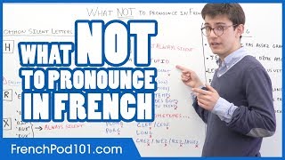 Improve Your French Pronunciation  What NOT to pronounce [upl. by Ecnatsnoc]