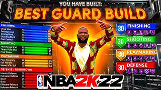 BEST GUARD BUILD IN NBA 2K22 NEW DEMIGOD SLASHING PLAYMAKER BUILD IN NBA 2K22 Best Build 2k22 [upl. by Enorel]