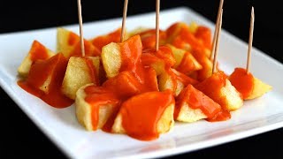 PATATAS BRAVAS VERSIÓN RÁPIDA Y FÁCIL [upl. by Nayk]