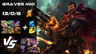 MID Graves vs LeBlanc  NA Challenger Patch 1412 [upl. by Jaquiss]