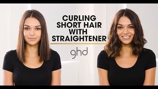 How to curl hair with straighteners  ghd techniques [upl. by Willa]