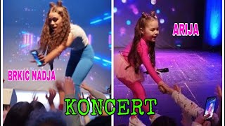 KONCERT Brkic Nadja amp Arija VLOG  Spremanje pred nastup slikanje sa FANOVIMA [upl. by Enetsirk434]