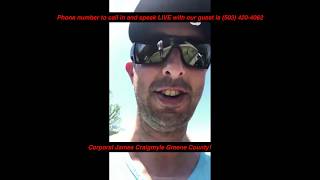 YouTube With Us Meet Live PD’s Cpl James Craigmyle Greene County MO LIVE 050220 [upl. by Eeralih]