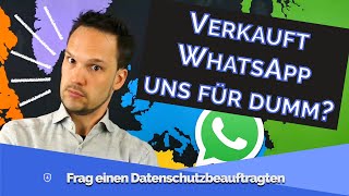 Was Du über die WhatsApp Datenschutzänderungen wirklich wissen solltest Echt ernsthaft  FDSB [upl. by Znarf]