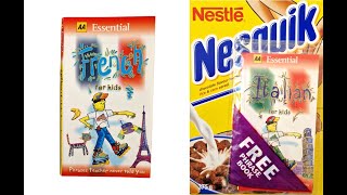 Nesquik AA Essential Language Books For Kids 2001 [upl. by Ilrahs]