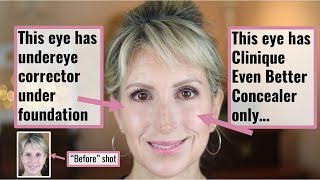 HOW I USE CLINIQUE EVEN BETTER CONCEALER  TUTORIAL  OVER 50 [upl. by Marashio168]