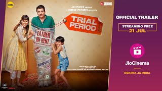 Trial Period  Official Trailer  Genelia Deshmukh  Manav Kaul  Streaming Free 21 July  JioCinema [upl. by Ehcnalb]