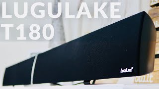 LuguLake Soundbar T180 REVIEW  39” Wireless Bluetooth  Wired Speaker [upl. by Buroker]