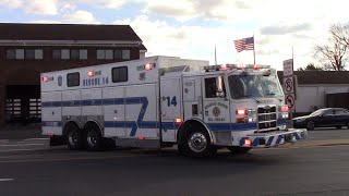 Cranston Heights Fire Company Rescue 14 Responding [upl. by Aimee924]