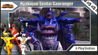 Hyakujuu Sentai Gaoranger 5  PS1 Games [upl. by Illom]