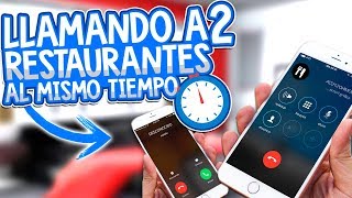 BROMA LLAMANDO A 2 RESTAURANTES AL MISMO TIEMPO  ÉPICA BROMA TELEFÓNICA [upl. by Aidnyl864]