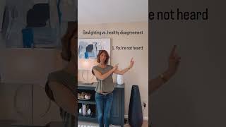 Gaslighting vs a healthy disagreement  Divorce Coaching for Men SHORTS toxicrelationships [upl. by Eltsyrk]