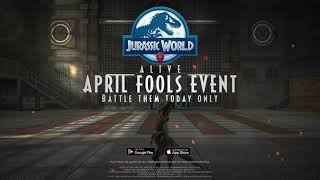 Jurassic World Alive  April Fools Events Trailer [upl. by Galloway217]