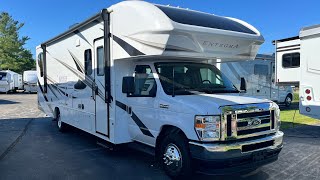 PreOwned 2022 Entegra Odyssey 30Z on Ford E450 Chassis  Only 6700 Miles Gas Class C Walkthrough [upl. by Aleet]