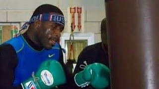 EXCLUSIVE ADRIEN BRONER Punching Heavy Bag  Awesome Speed amp Power [upl. by Naitsabes]