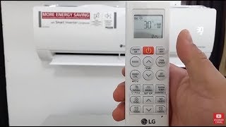 COMO USAR CONTROLE AR LG INVERTER E CONFIGURAR [upl. by Canter]