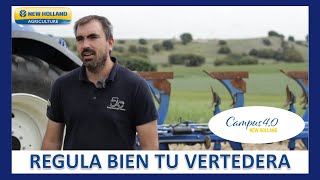 🦽Tractor con arado de vertedera New Holland🦽 [upl. by Ralina]