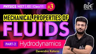 Mechanical Properties of Fluid 03  Part 2  Speed of Efflux  Venturimeter  Class 11th  NEET [upl. by Ssew]