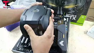 Installation Cooler Master MasterAir MA610P ARGB and Unboxing  Tech Land [upl. by Nylloh]