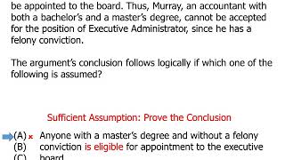 June 2007 LSAT Section 2 Logical Reasoning Question 6 Explanation [upl. by Olenolin]