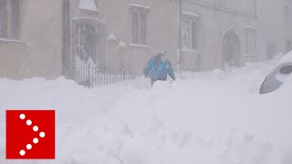 Capracotta oltre un metro e mezzo di neve 4 gennaio 2019 [upl. by Circosta]