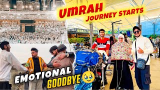 First Umrah with mother😍🕋 Emotional goodbye🥹International Roadtrip Ep1 [upl. by Bicknell]