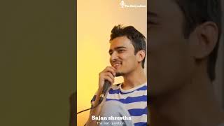 The last question Sajan with Sabin amp Sanjay karki podcast youtubeshorts realpodcast comedy fun [upl. by Gnoh]