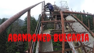 Abandoned Bulgaria  Exploring the Abandoned Ski Jump Hill in Borovets  4K [upl. by Ajnat334]