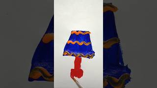 Night Lamp 🛋️ Acrylic Painting For Kids nightlamp painting trending shorts viralvideo lamp [upl. by Soneson402]