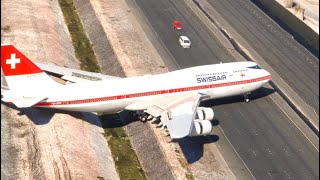 The Boeing 747 lost contact as it approached the airport [upl. by Harrison452]