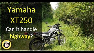 Can Yamaha XT250 handle Highway I went on a 500 km ride to find out [upl. by Htrow]