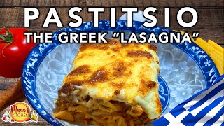 Pastitsio Greek Baked Pasta  Delicious Greek Pastitsio Recipe  Manas Kitchen [upl. by Jobye]