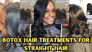 BOTOX PERMANENTLY STRAIGHTENS NATURAL HAIR [upl. by Egroeg]