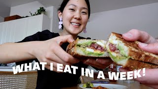 What I Eat In A Week healthyish and realistic [upl. by Enaujed191]