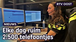 Schrikbarende stijging aantal telefoontjes naar politie  RTV Oost [upl. by Edlyn]