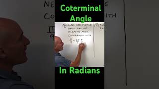 Coterminal Angles  Find 1 Positive and 1 Negative Angle in Radians [upl. by Notnroht]