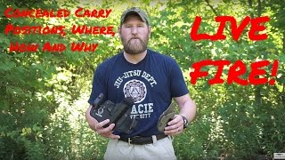 Concealed Carry Positions Where To Carry And Why – LIVE FIRE [upl. by Amadus]