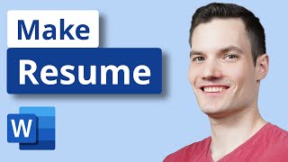 How to Make Resume in Word [upl. by Cassidy520]