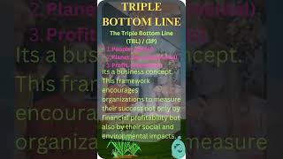 What is Triple Bottom Line3PsPeople Planet ProfitTBLthree Ps and its Details In Sustainability [upl. by Nirrep699]